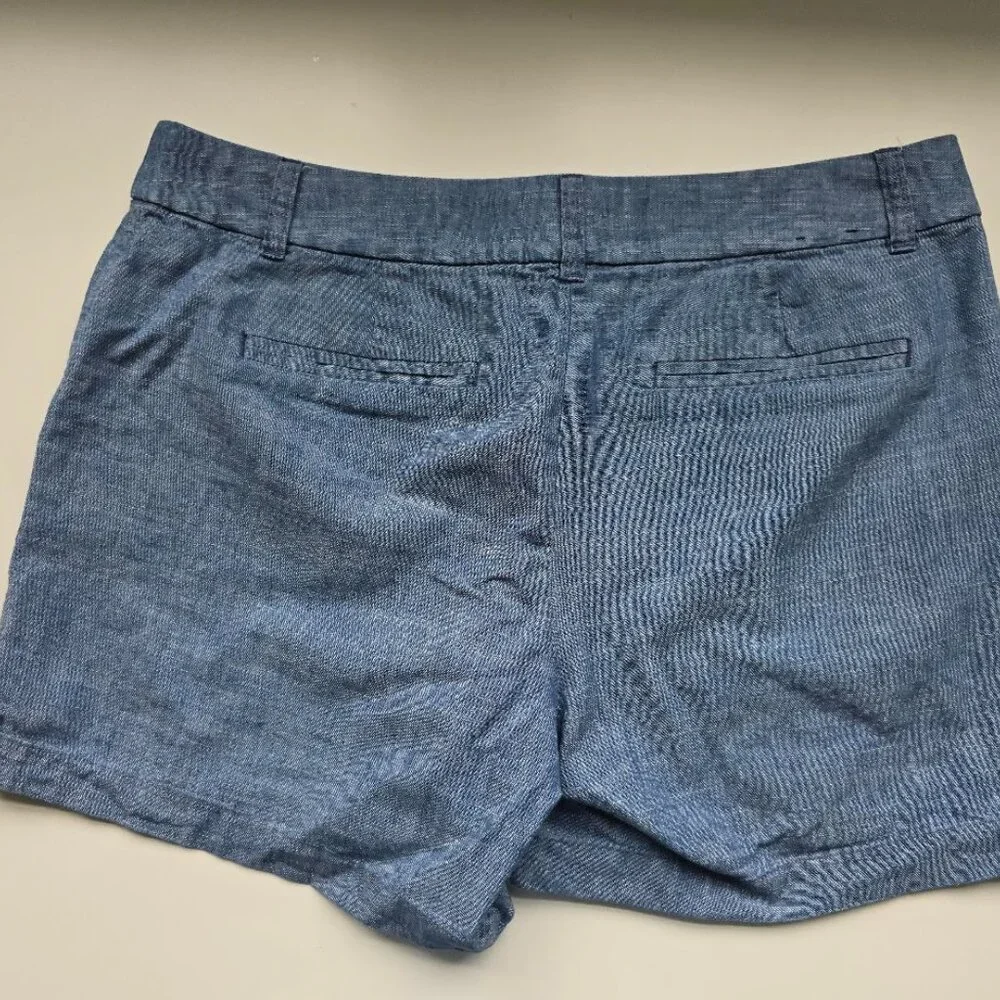 J.Crew Classic Chambray Shorts – Size 10 - Picture 4 of 8